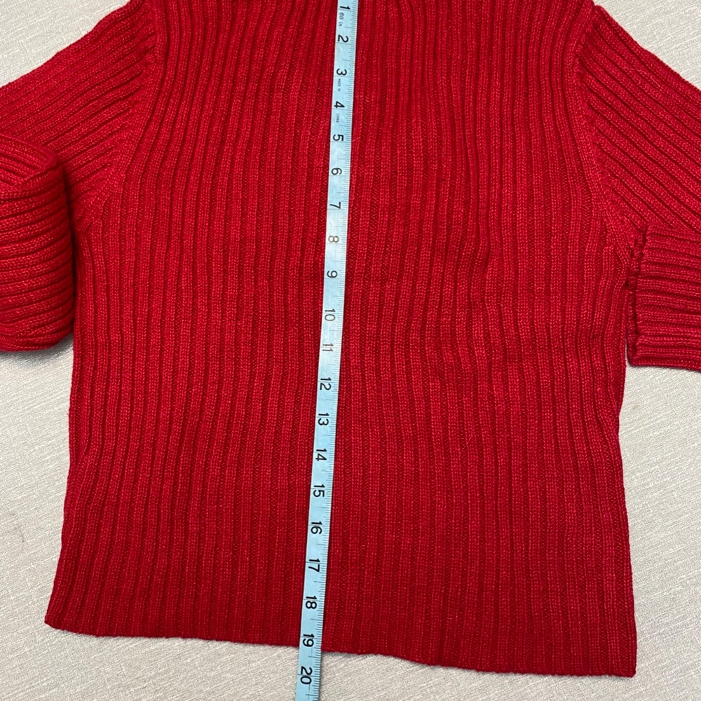 Bright Red Sweater - Picture 5 of 6